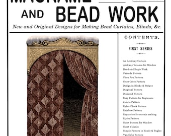 Weldon's 2D #126 c.1895 - Macrame & Bead Work Curtains (PDF)