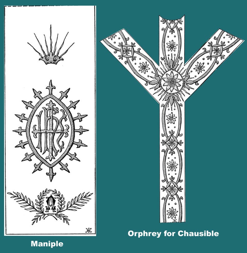 Butterick Victorian Art and Ecclesiastical Embroidery c.1898 Diagrams and Designs for Church & Home Decor (PDF Ebook) image 4