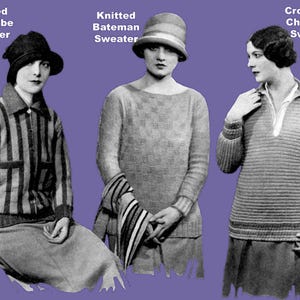 Fleisher's Knitting & Crochet Manual #22 c.1925 HUGE Pattern Book of 1920s Fashions for Women Men and Children eBook (PDF Download) image 8
