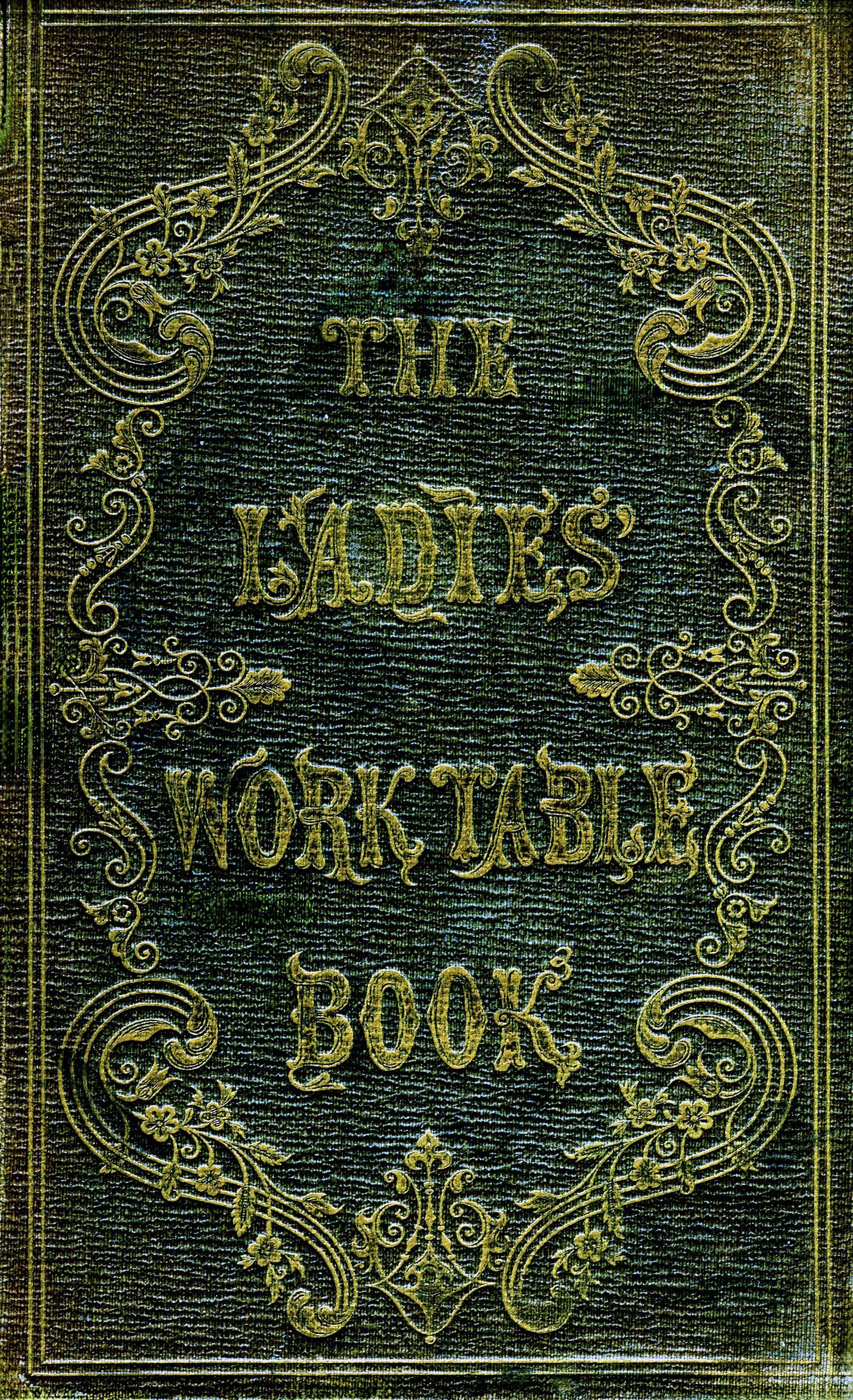 Lady's Worktable Book C.1850 Pre-civil War Patterns Antebellum