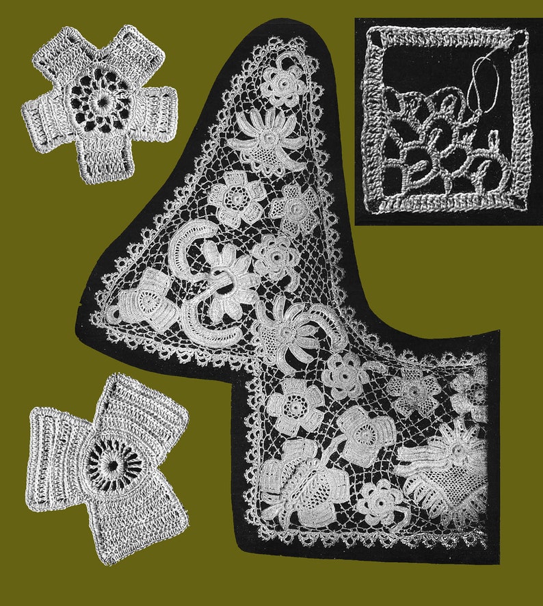 Needlecraft Practical Journal 21 C.1902 Irish Crochet Lace - Etsy