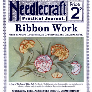 Needlecraft Practical Journal #22 c.1902 (PDF - Ebook - Digital Download) - Ribbon Work