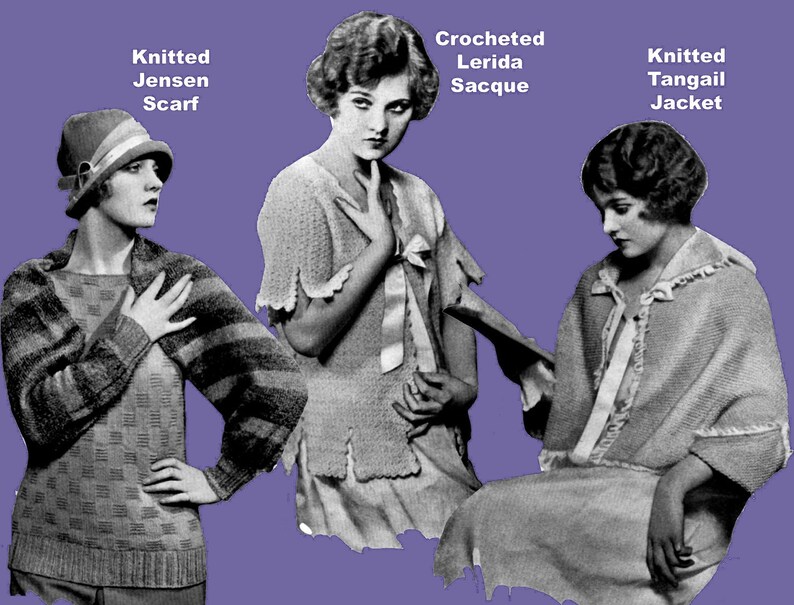 Fleisher's Knitting & Crochet Manual #22 c.1925 HUGE Pattern Book of 1920s Fashions for Women Men and Children eBook (PDF Download) image 11