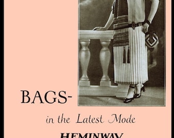 Patrones de bolsos de crochet vintage: Bolsos estilo flapper de los años 20 (libro electrónico en PDF)