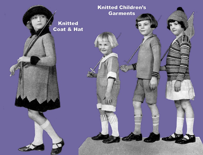 Fleisher's Knitting & Crochet Manual #22 c.1925 HUGE Pattern Book of 1920s Fashions for Women Men and Children eBook (PDF Download) image 16