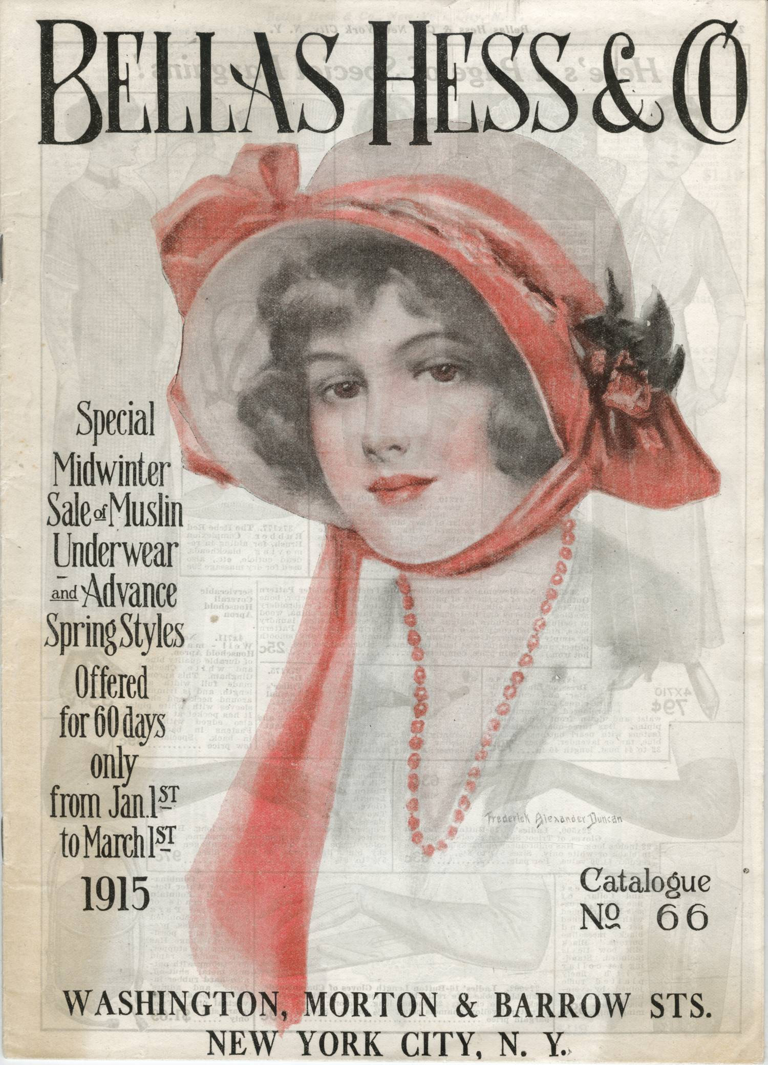 Vintage Catalog Bellas Hess C.1915 Winter PDF Ebook Etsy