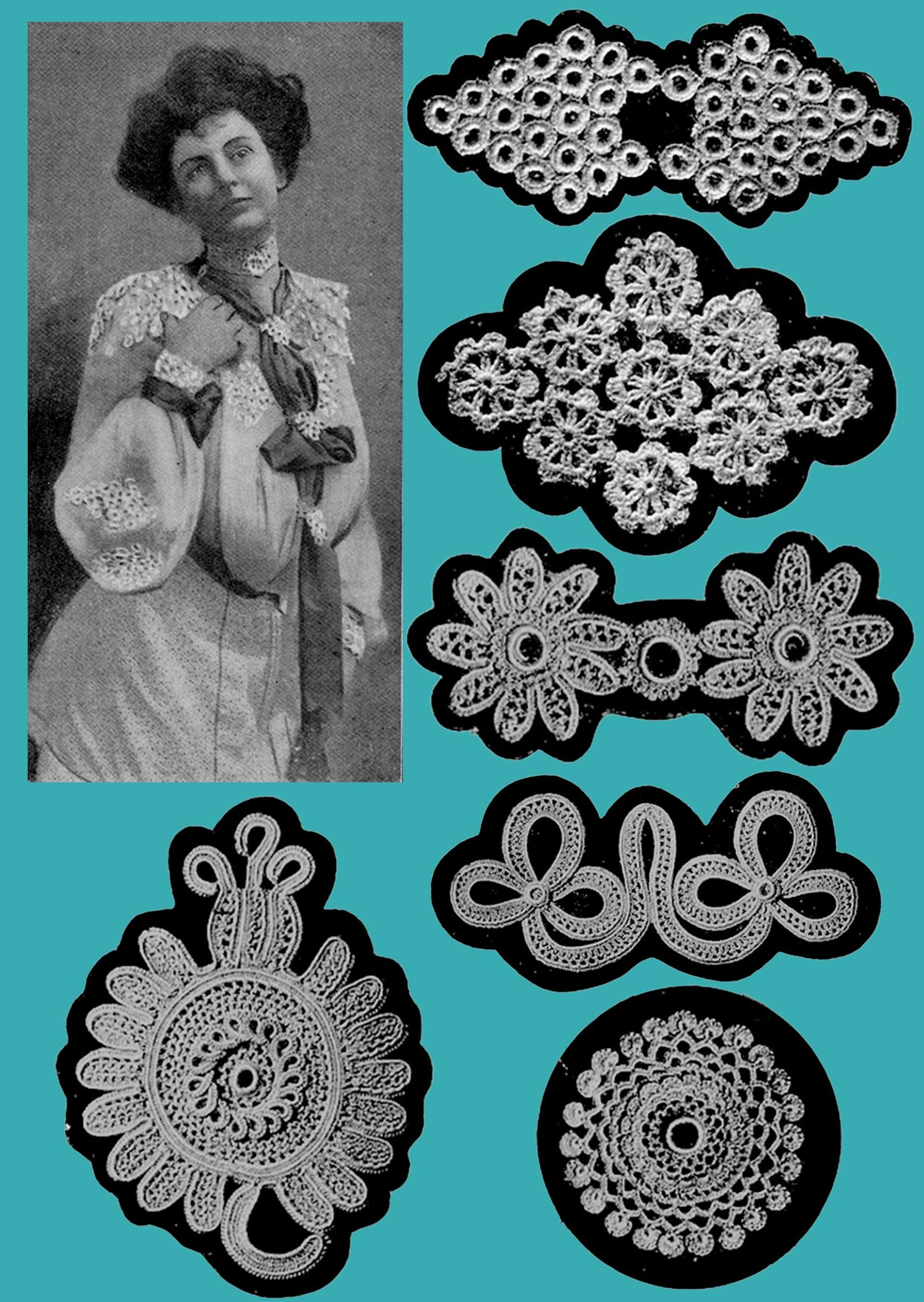 Weldon's #223 C. 1903 Victorian Crochet Patterns Ladies Garments