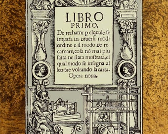 Renaissance Embroidery Patterns: 16th Century Italian Designs (PDF EBook)
