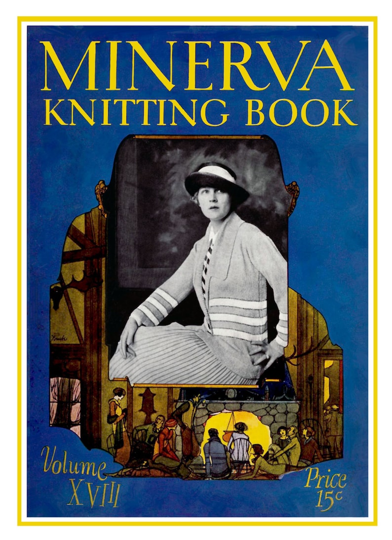 Minerva Knitting Book #18 c.1923 Including Helpful Bonus Pages PDF - EBook - Digital Download