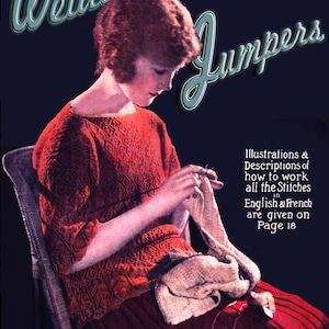 Weldon&#39;s 6D #63 c.1925 - Patrones de saltadores premiados para tejer (Libro electrónico PDF) Descarga digital