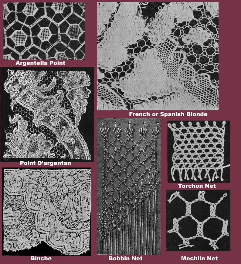 The Lace Dictionary C.1913 by Clifford Including Historic & Etsy