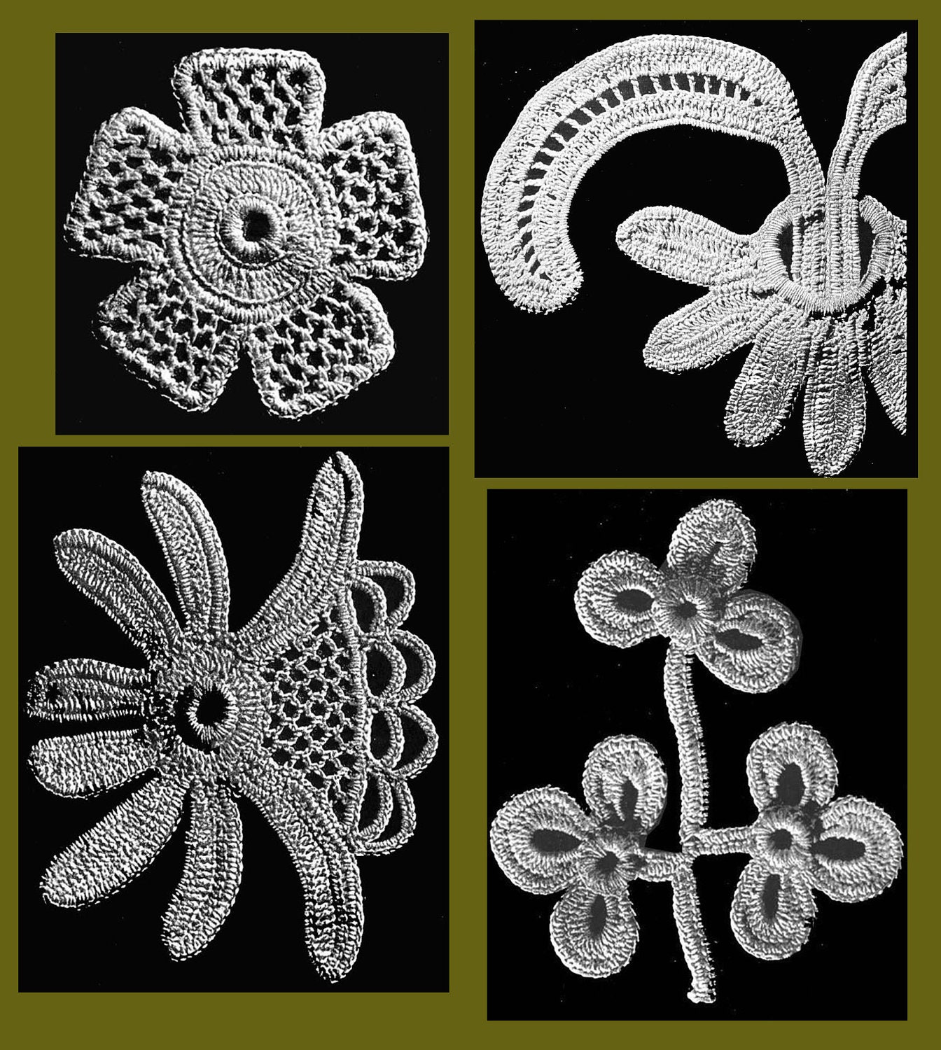 Needlecraft Practical Journal 21 C.1902 Irish Crochet Lace - Etsy