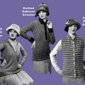 Fleisher's Knitting & Crochet Manual #22 c.1925 HUGE Pattern Book of 1920s Fashions for Women Men and Children eBook (PDF Download) image 3