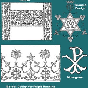 Butterick Victorian Art and Ecclesiastical Embroidery c.1898 Diagrams and Designs for Church & Home Decor (PDF Ebook) image 6