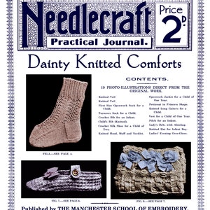 Needlecraft Practical Journal #33 c.1904 (PDF - Ebook - Digital Download) - Dainty Knitted Comforts
