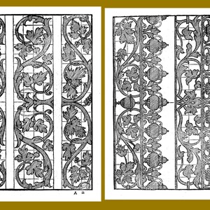 1500's Italian Embroidery Patterns: Renaissance Designs (PDF Ebook) - Etsy