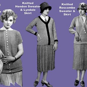 Fleisher's Knitting & Crochet Manual #22 c.1925 HUGE Pattern Book of 1920s Fashions for Women Men and Children eBook (PDF Download) image 9