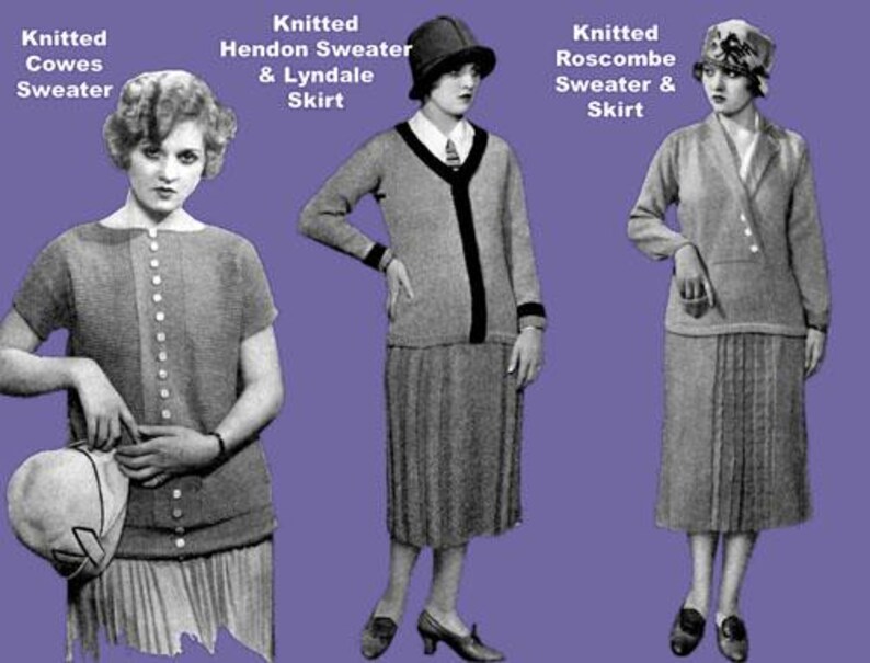 Fleisher's Knitting & Crochet Manual #22 c.1925 HUGE Pattern Book of 1920s Fashions for Women Men and Children eBook (PDF Download) image 9