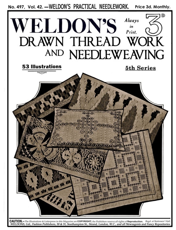 Drawn Thread Work Patterns