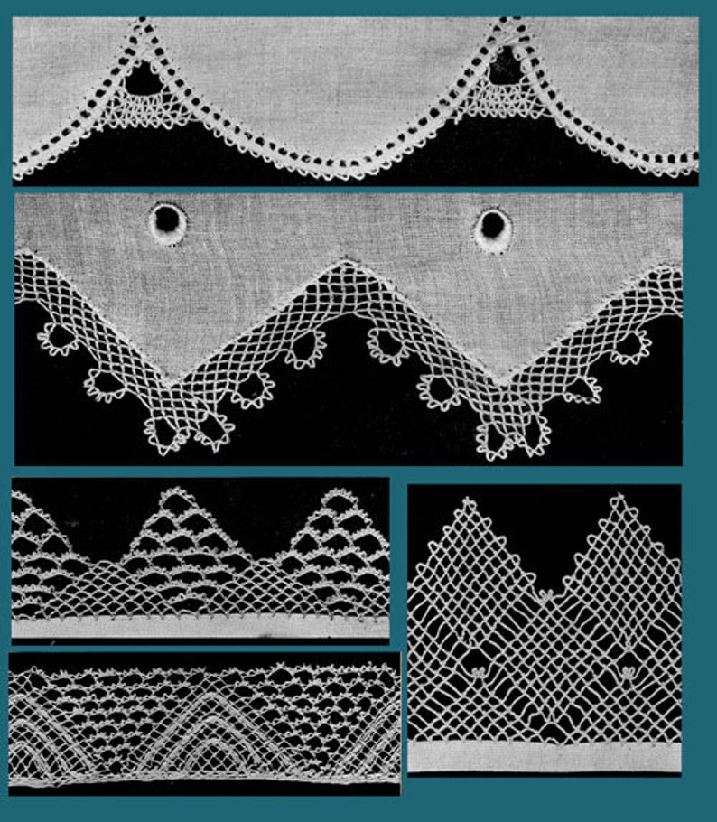 Priscilla Armenian Lace C.1923 Rare Needle Lace Techniques Etsy