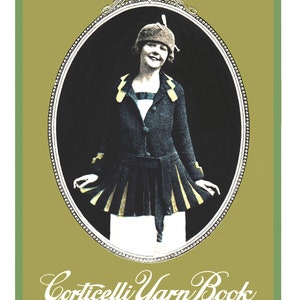 Corticelli Lessons in Knitting and Crochet #10 c.1919 (PDF - EBook Digital Download)  Vintage Fashions Patterns