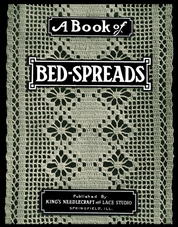 The New Filet Crochet Book of Charted Patterns Cora Kirchmaier #4 c.1915