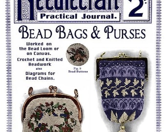 Needlecraft Practical Journal (92) c.1911 - Bead Bags and Purses Instruction Book (PDF - EBook - DIgital Download)