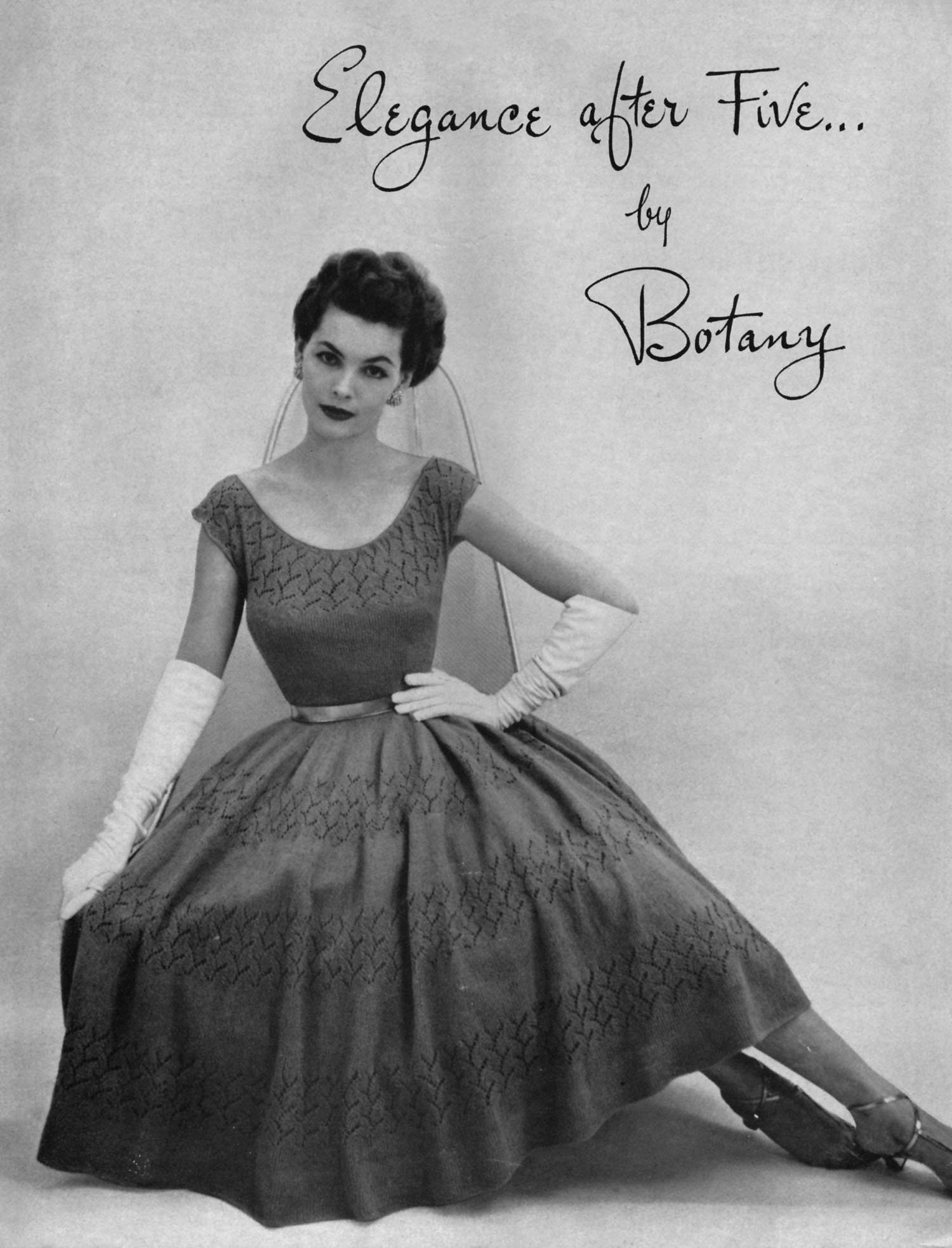 1950s Evening Dress