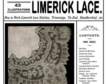 Weldon's 2D #213 c.1902 - Practical Limerick Lace (PDF File - Digital Download)