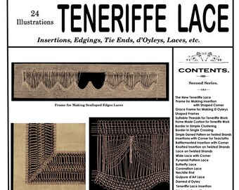 Weldon's 2D #199 c.1901 - Practical Teneriffe Lace (2nd Series) PDF - EBook - Digital Download