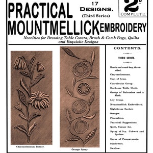 Weldon's 2D #50 c.1889 - Practical Mountmellick Embroidery (Third Series) (PDF - Ebook - DIgital Download) Irish White Embroidery