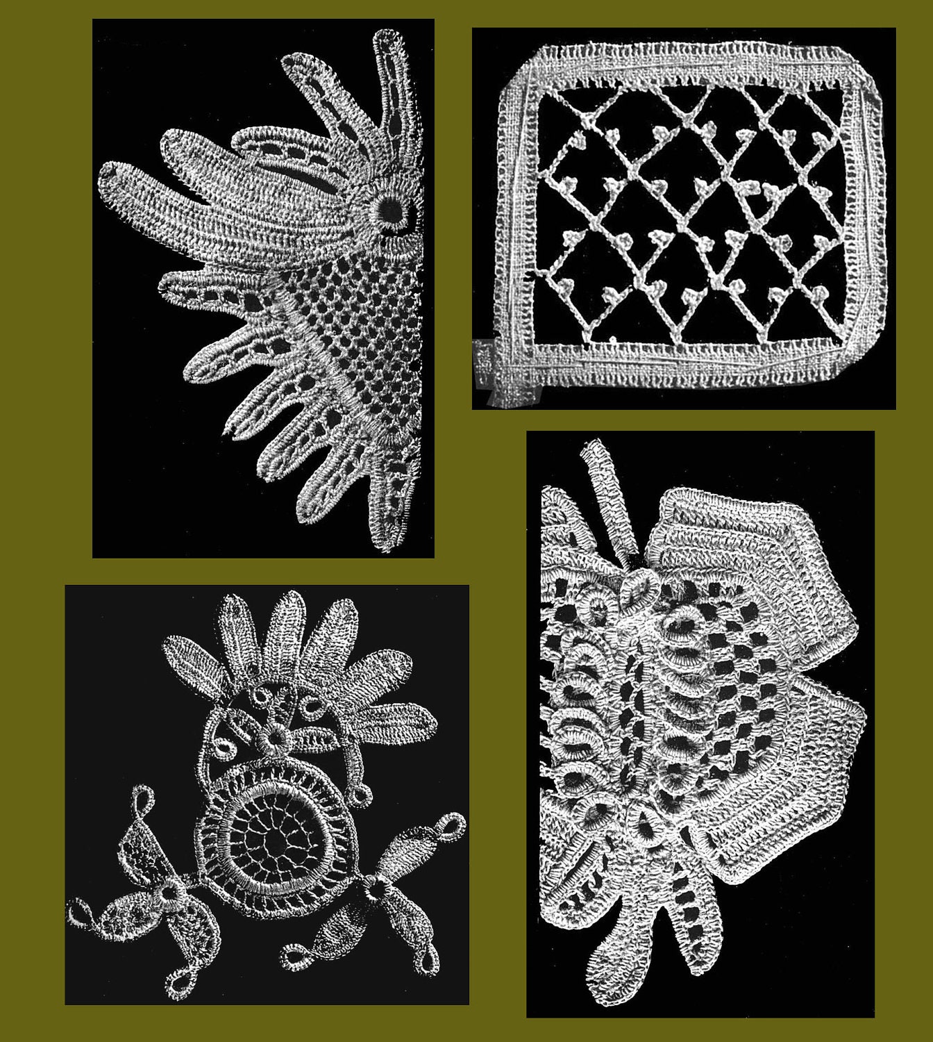 Needlecraft Practical Journal 21 C.1902 Irish Crochet Lace - Etsy