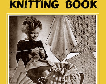Weldon's 4D #142 c.1939 - Children's Knitting Book Garments and Fashions from the Thirties (PDF, eBook, Digital Download) With Bonus Pages!
