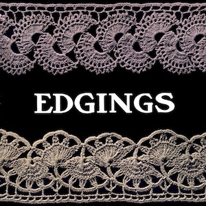 King&#39;s Book of Edgings c.1912 - Vintage Crochet Edging Patterns (PDF EBook - Digital Download)
