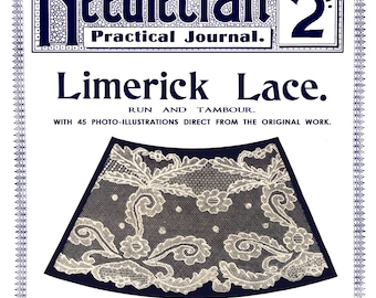 Needlecraft Practical Journal #31 c.1903 (PDF Ebook - Digital Download)  - Limerick Lace