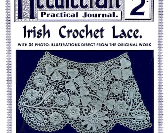 Needlecraft Practical Journal #43 c.1903 (PDF - Ebook - Digital Download) - Irish Crochet Lace