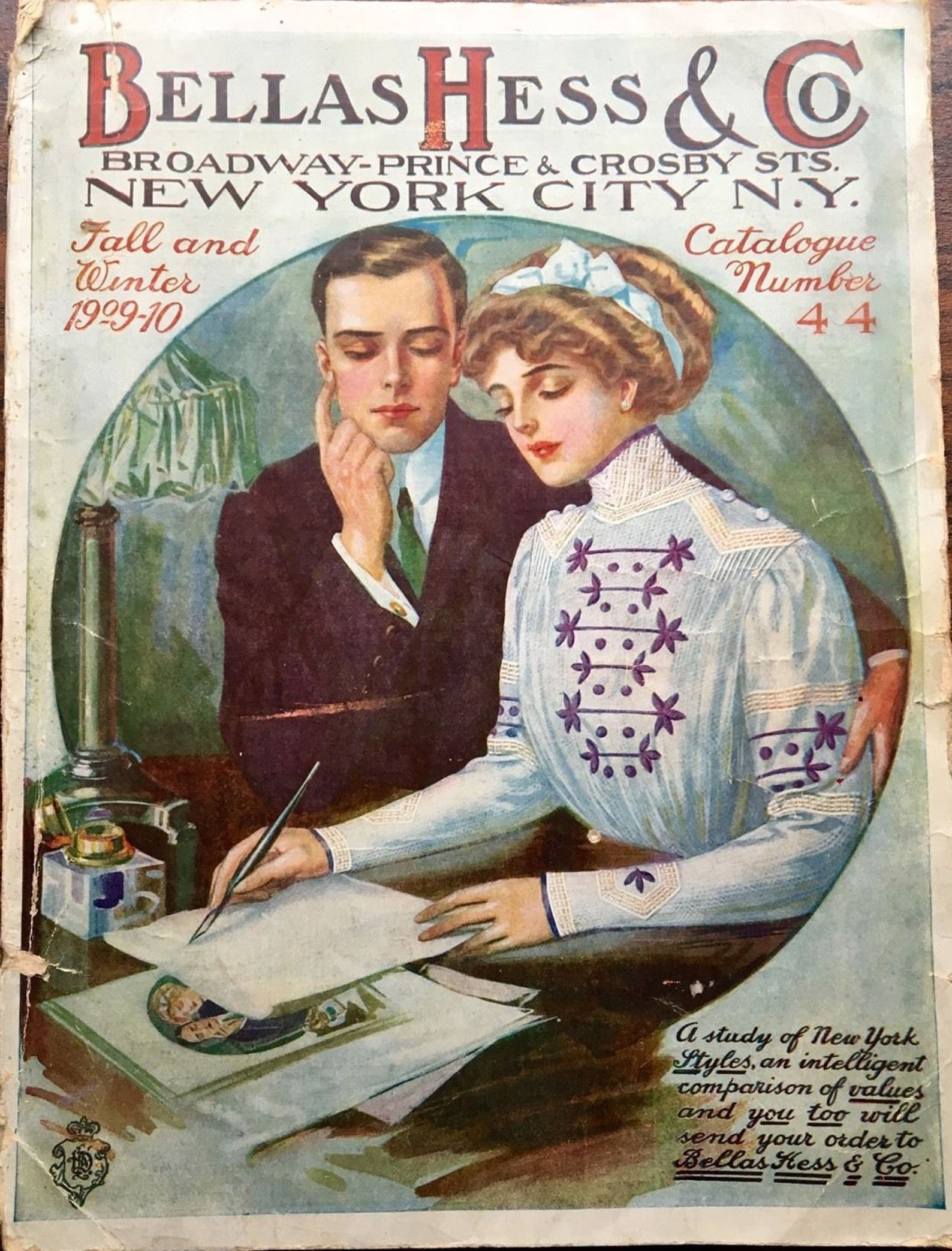 Vintage Catalog Bellas Hess C.1909/10 Fall and Winter PDF Ebook Digital