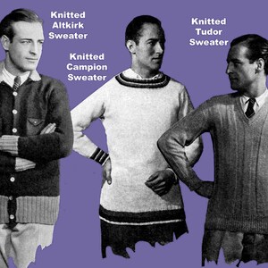 Fleisher's Knitting & Crochet Manual #22 c.1925 HUGE Pattern Book of 1920s Fashions for Women Men and Children eBook (PDF Download) image 14