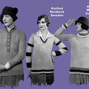 Fleisher's Knitting & Crochet Manual #22 c.1925 HUGE Pattern Book of 1920s Fashions for Women Men and Children eBook (PDF Download) image 4