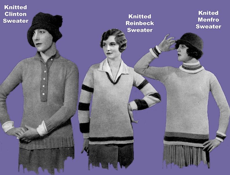 Fleisher's Knitting & Crochet Manual #22 c.1925 HUGE Pattern Book of 1920s Fashions for Women Men and Children eBook (PDF Download) image 4