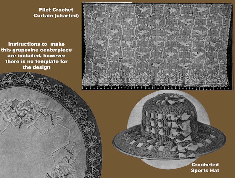 Armenian Needlepoint Lace Tattting /& Knitting PDF Ebook Digital Download Star #4.2 c.1919 Filet Crochet