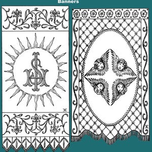 Butterick Victorian Art and Ecclesiastical Embroidery c.1898 Diagrams and Designs for Church & Home Decor (PDF Ebook) image 8