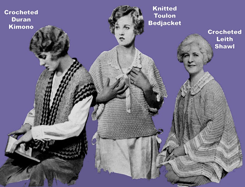 Fleisher's Knitting & Crochet Manual #22 c.1925 HUGE Pattern Book of 1920s Fashions for Women Men and Children eBook (PDF Download) image 13