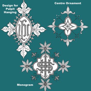 Butterick Victorian Art and Ecclesiastical Embroidery c.1898 Diagrams and Designs for Church & Home Decor (PDF Ebook) image 7