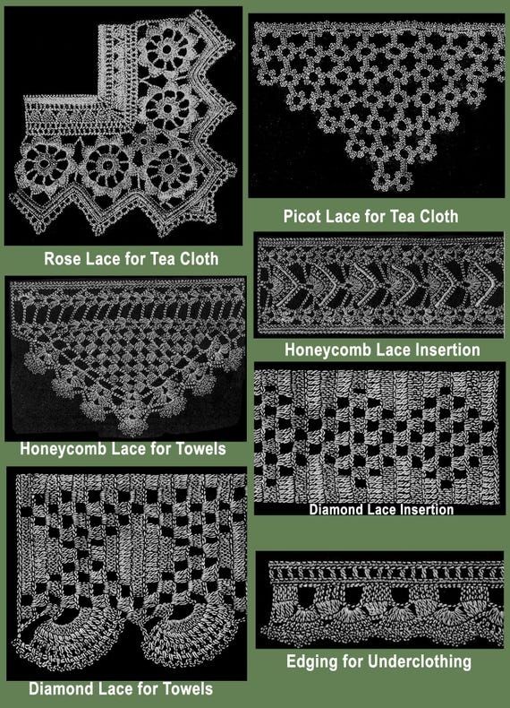 insertion lace vs edging lace comparison diagram