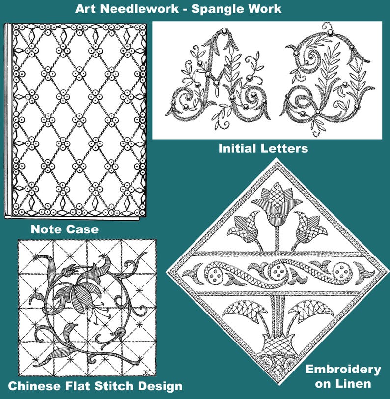Butterick Victorian Art and Ecclesiastical Embroidery c.1898 Diagrams and Designs for Church & Home Decor (PDF Ebook) image 10