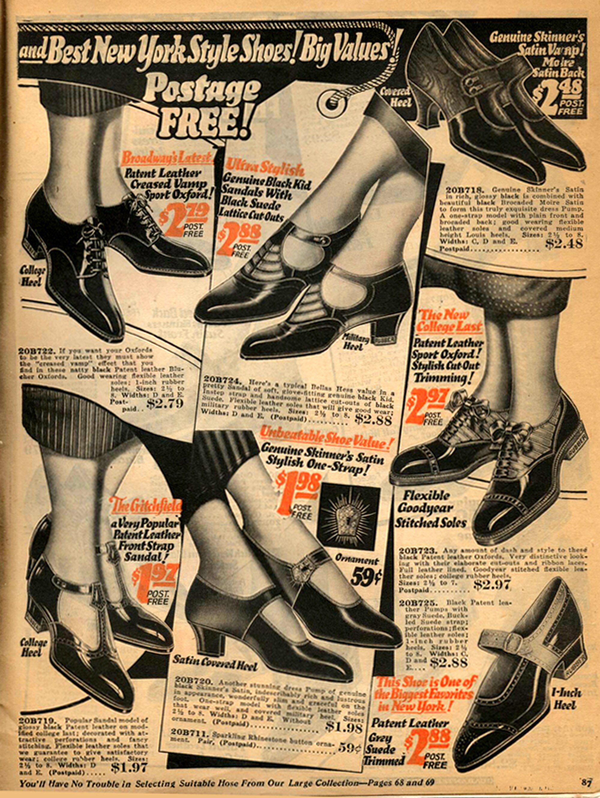 Vintage Catalog - Bellas Hess C.1924 Winter Sale Catalog