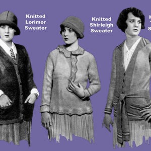 Fleisher's Knitting & Crochet Manual #22 c.1925 HUGE Pattern Book of 1920s Fashions for Women Men and Children eBook (PDF Download) image 6