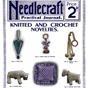 Needlecraft Practical Journal #159 c.1919 (PDF - Ebook - Digital Download) - Novelties in Knitting and Crochet