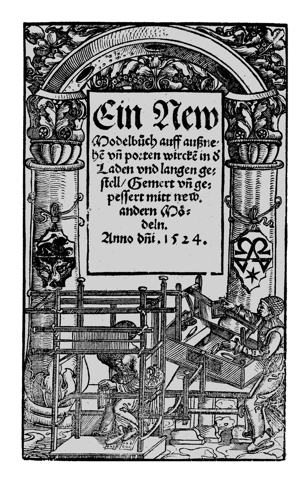 1524 German Renaissance Pattern Book: Embroidery & Painting Designs ...
